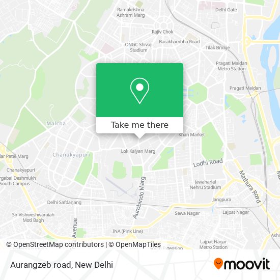 Aurangzeb road map