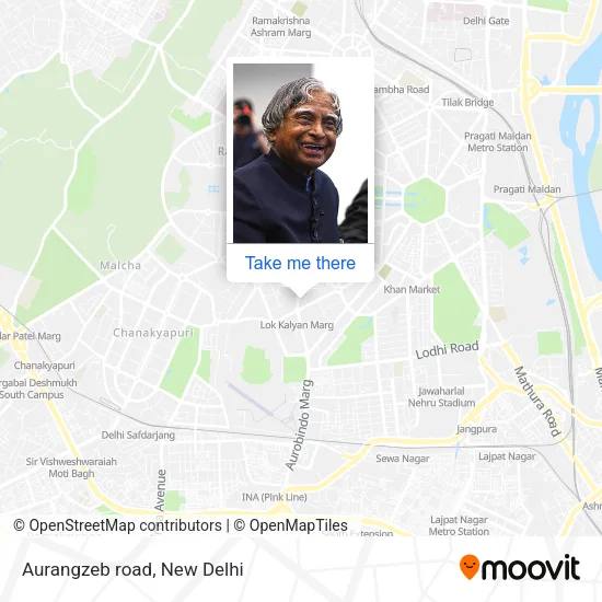 Aurangzeb road map