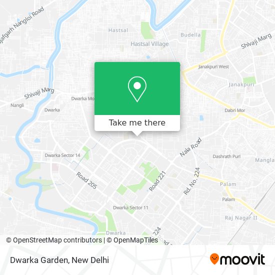 Dwarka Garden map