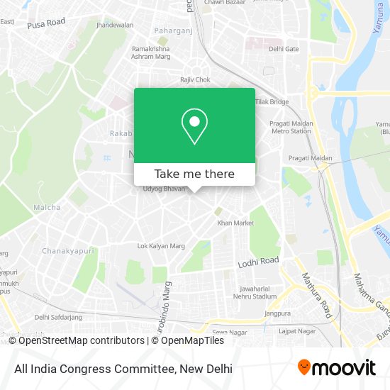 All India Congress Committee map