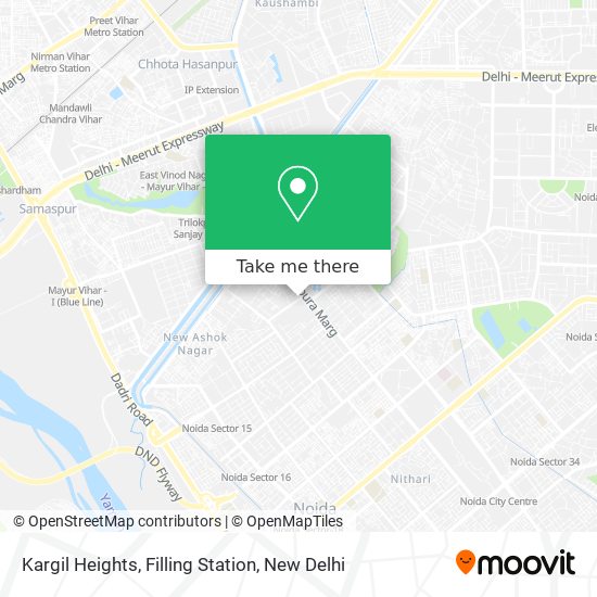 Kargil Heights, Filling Station map