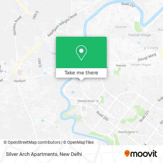 Silver Arch Apartments map