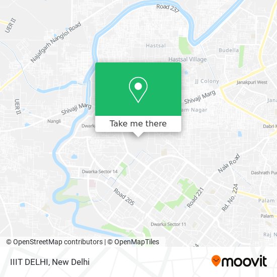 IIIT DELHI map