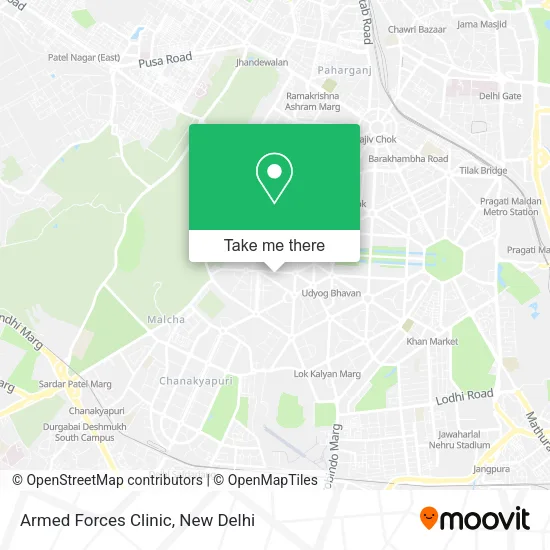 Armed Forces Clinic map