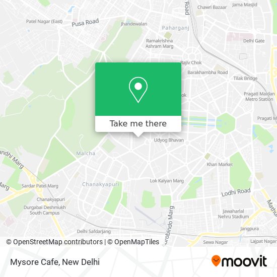 Mysore Cafe map