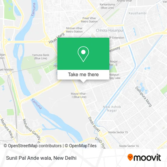 Sunil Pal Ande wala map