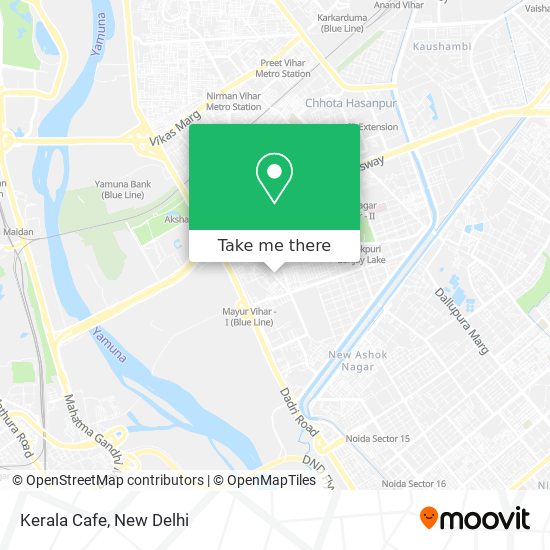 Kerala Cafe map