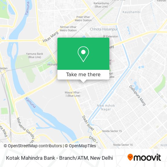 Kotak Mahindra Bank - Branch / ATM map