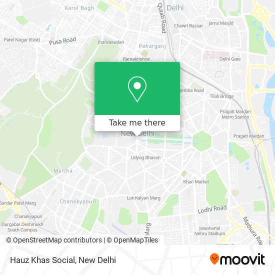 Hauz Khas Social map