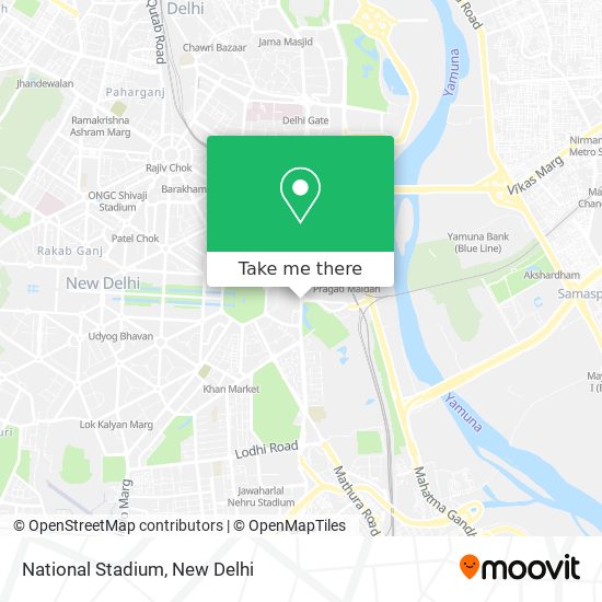 National Stadium map