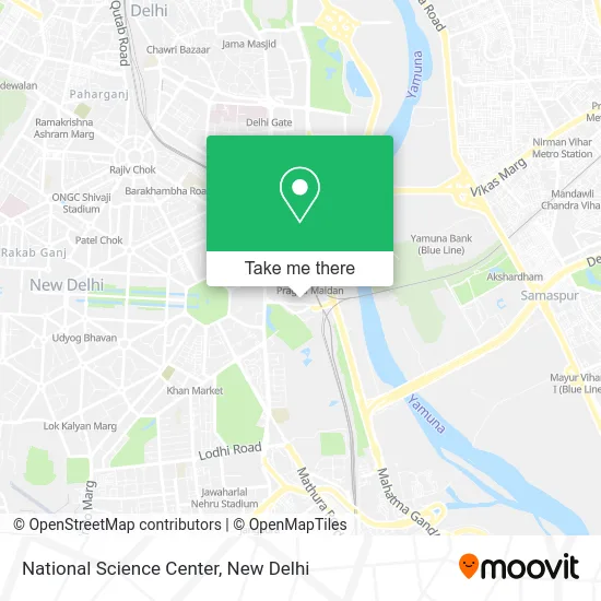 National Science Center map