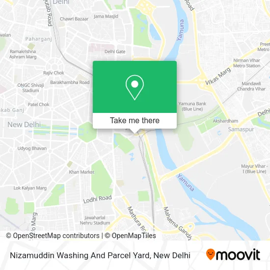 Nizamuddin Washing And Parcel Yard map