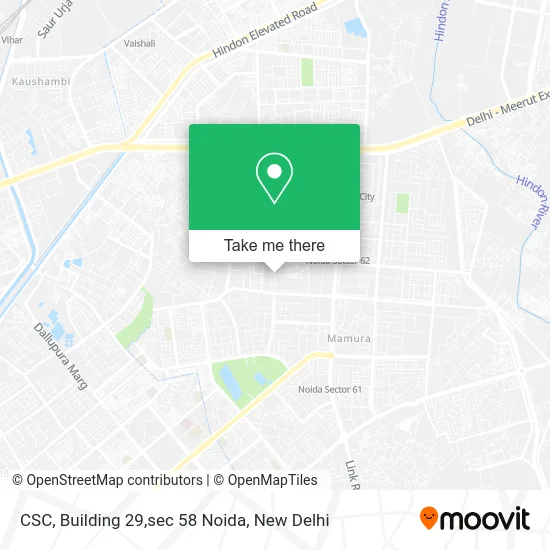 CSC, Building 29,sec 58 Noida map
