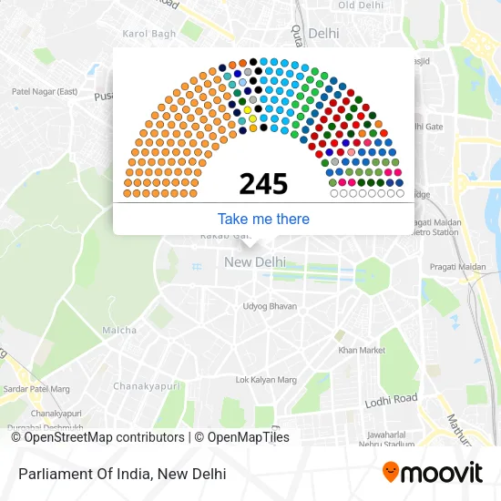Parliament Of India map