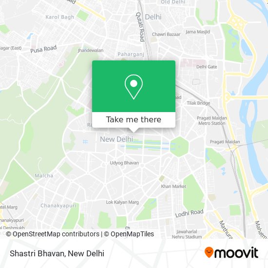 Shastri Bhavan map