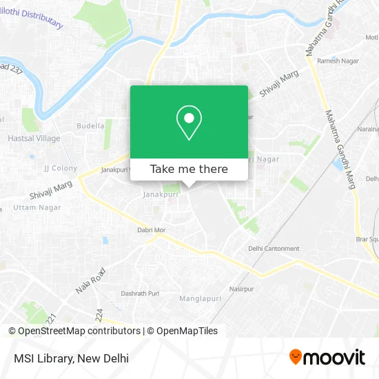 MSI Library map