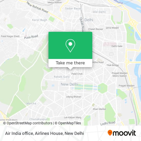 Air India office, Airlines House map
