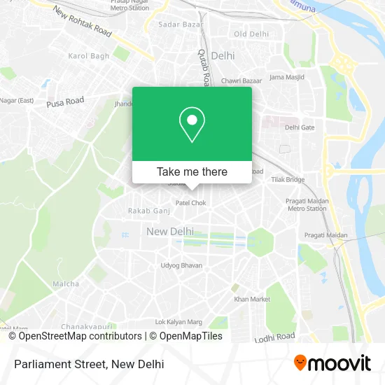 Parliament Street map