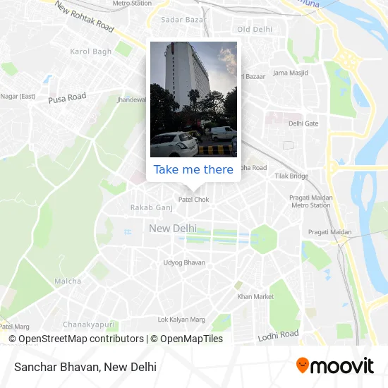 Sanchar Bhavan map