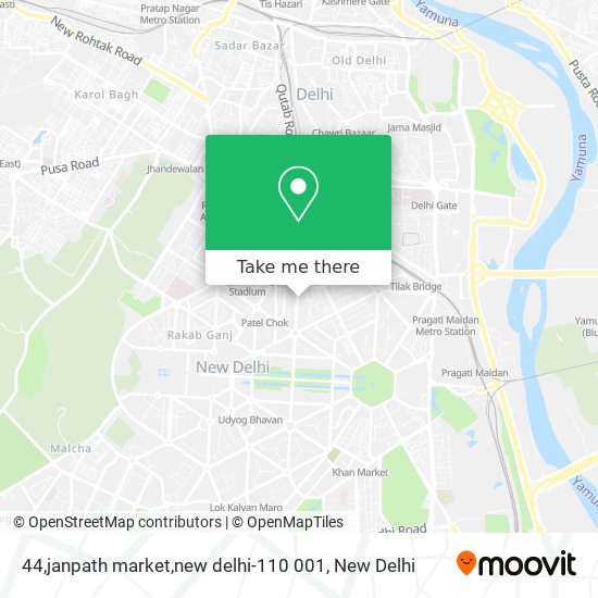 44,janpath market,new delhi-110 001 map