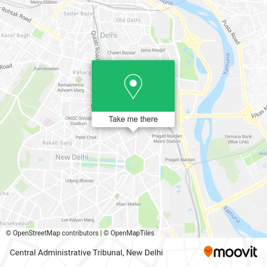 Central Administrative Tribunal map