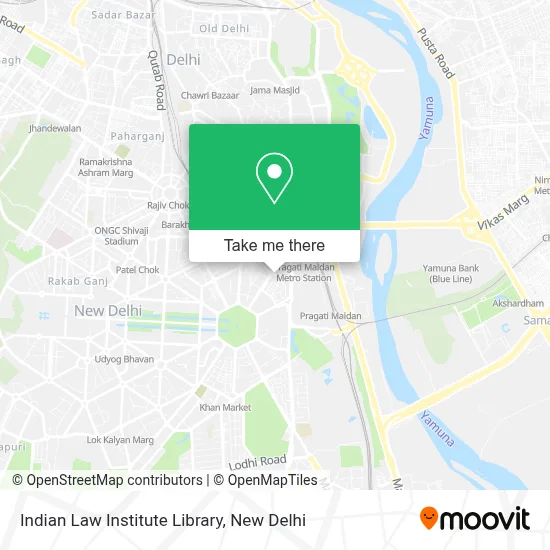 Indian Law Institute Library map