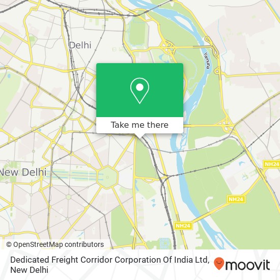 Dedicated Freight Corridor Corporation Of India Ltd map