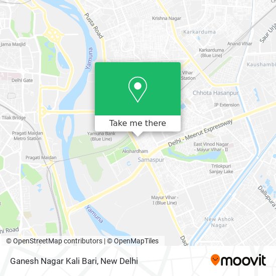 Ganesh Nagar Kali Bari map