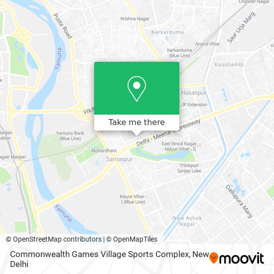 Commonwealth Games Village Sports Complex map