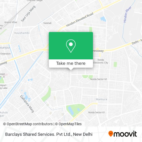 Barclays Shared Services. Pvt Ltd. map