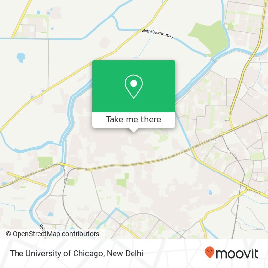 The University of Chicago map