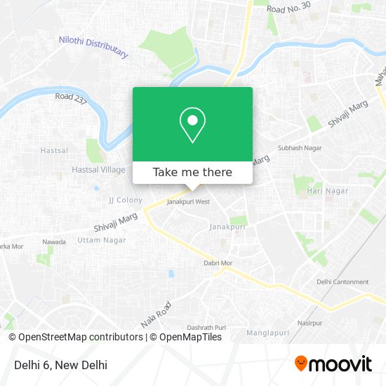 Delhi 6 map