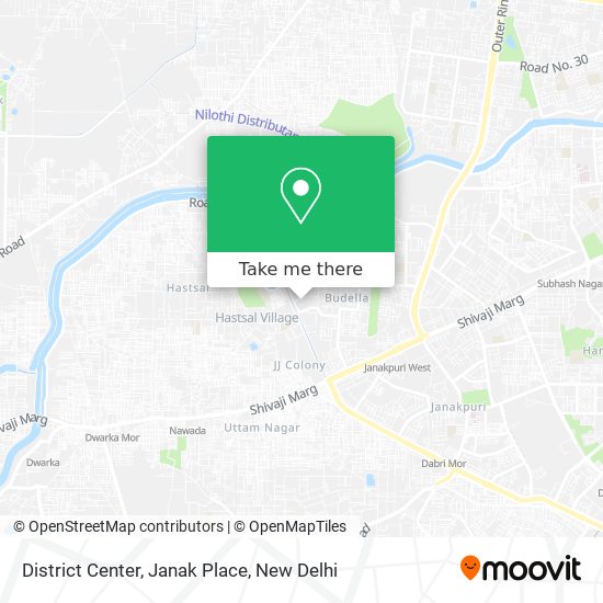 District Center, Janak Place map