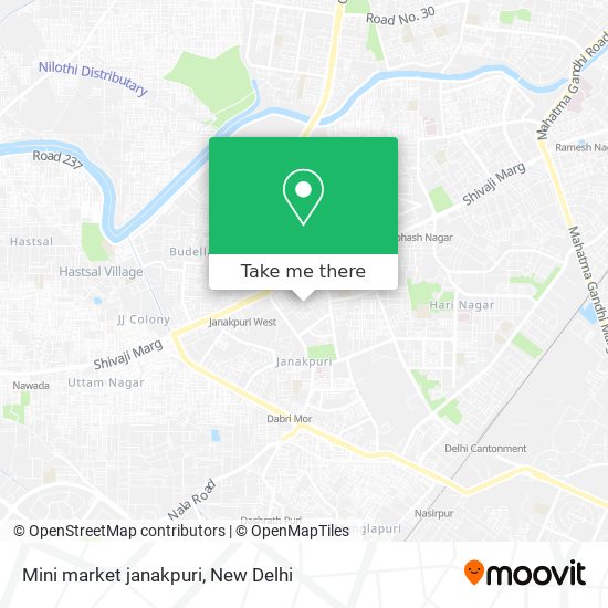 Mini market janakpuri map