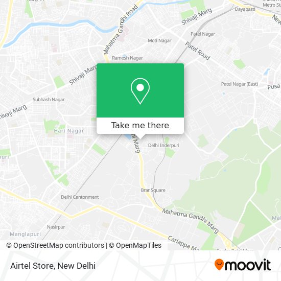 Airtel Store map