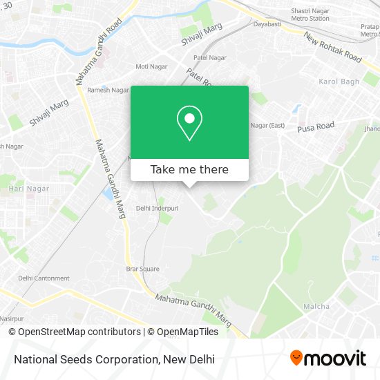 National Seeds Corporation map