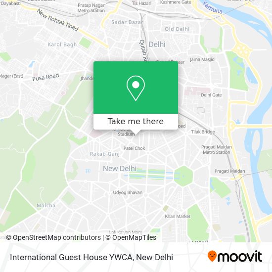 International Guest House YWCA map