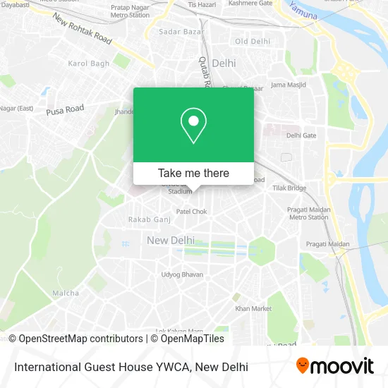 International Guest House YWCA map