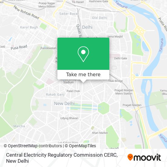 Central Electricity Regulatory Commission CERC map
