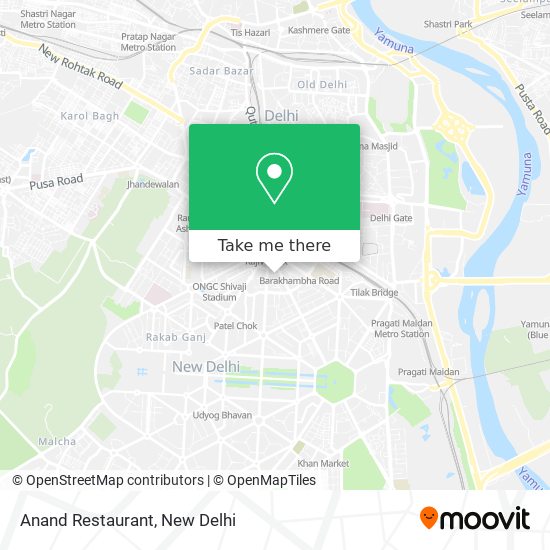 Anand Restaurant map