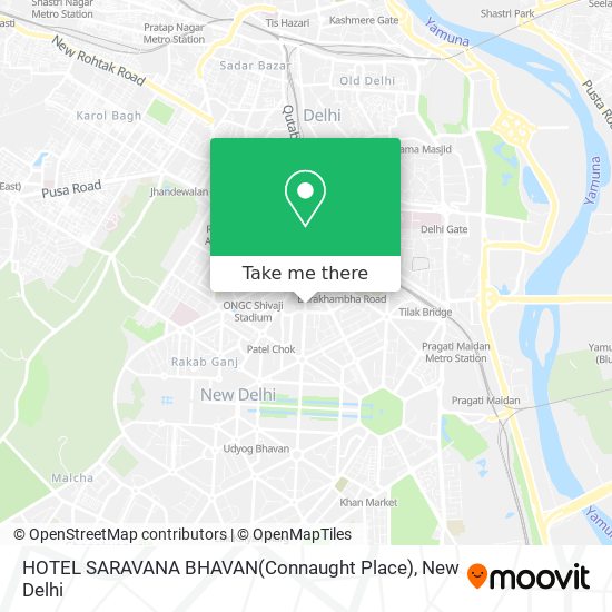 HOTEL SARAVANA BHAVAN(Connaught Place) map