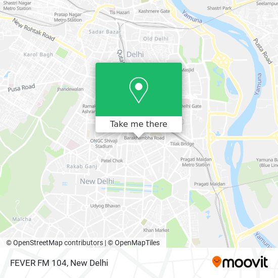 FEVER FM 104 map