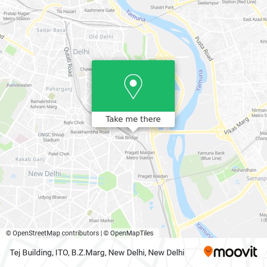 Tej Building, ITO, B.Z.Marg, New Delhi map