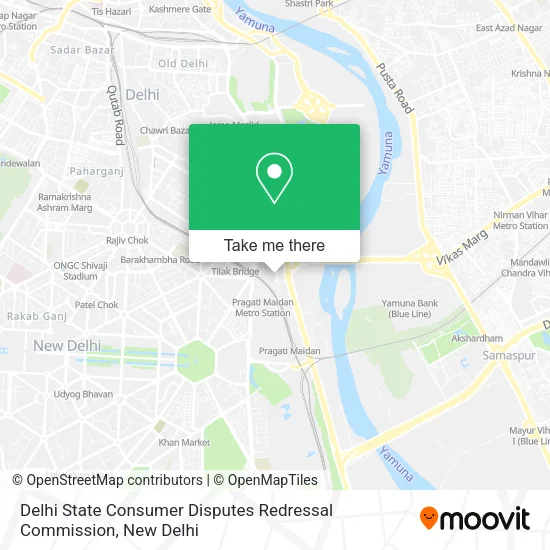Delhi State Consumer Disputes Redressal Commission map