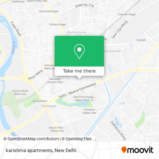 karishma apartments map