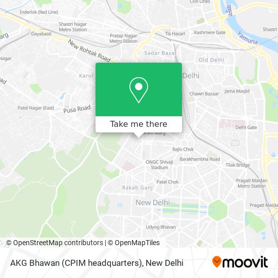 AKG Bhawan (CPIM headquarters) map