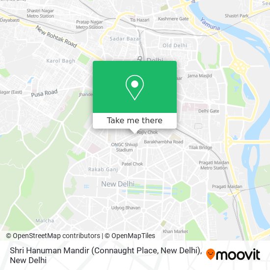 Shri Hanuman Mandir (Connaught Place, New Delhi) map