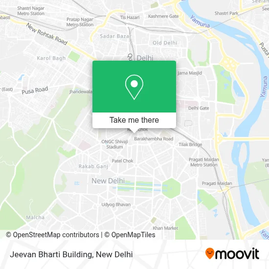 Jeevan Bharti Building map