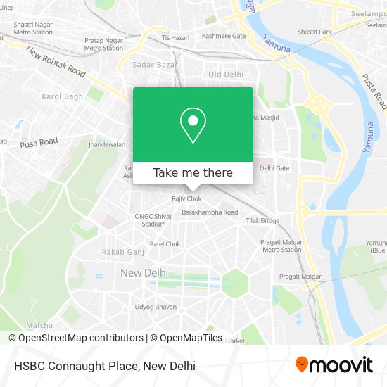 HSBC Connaught Place map