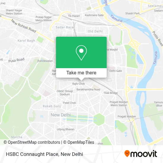 HSBC Connaught Place map